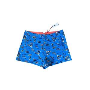 The Black Dog Ladies East Coast Swim Board Shorts Blue Jeeps NWT